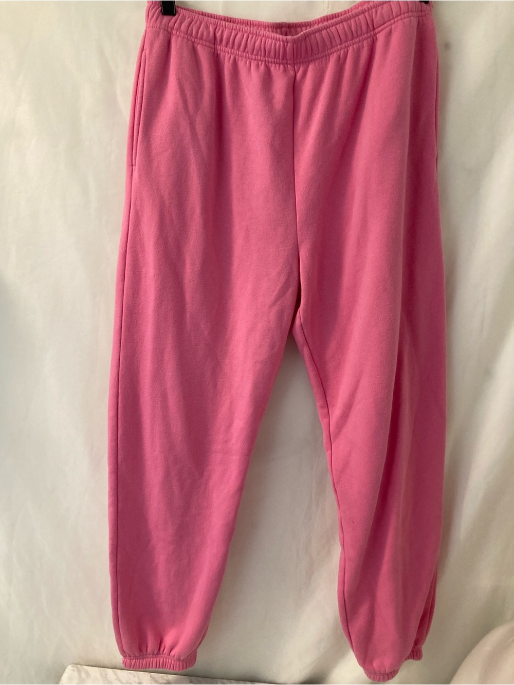 NOBO Pink Jogger Sweatpants High Rise Elastic Waist Size L